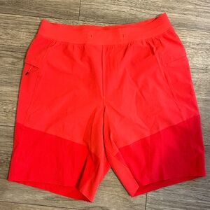 lululemon athletica Men's Bright Red Athletic Shorts